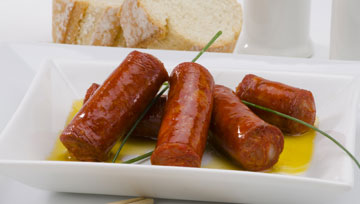 Chorizos et saucissons