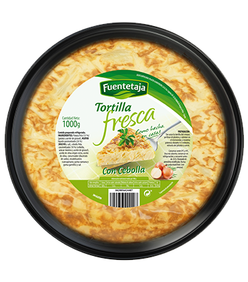 Tortilla de pommes de terre pasteurise aux oignons 1000 gr